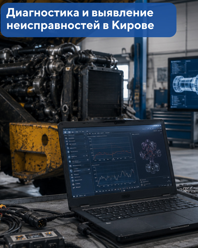 Диагностика и выявление неисправностей спецтехники в Кирове